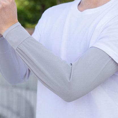 Loose Sun Sleeves for Men - Breathable Mesh Arm Covers for Cycling, Wrist or Hand Coverage