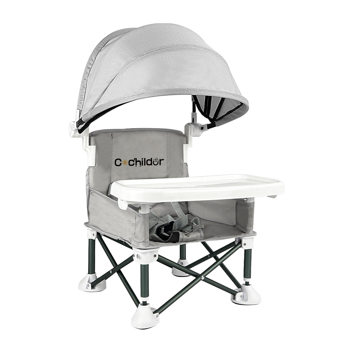 Portable Folding Baby Dining Chair – Lightweight Seat with Removable Tray for Home Meals and Outdoor Picnics