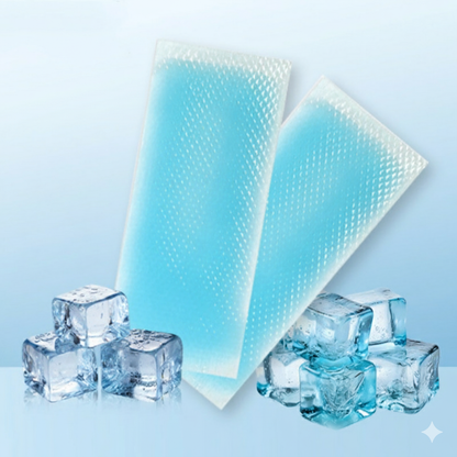 Disposable Cooling Gel Pads – Ice Packs for Heat Relief and Cooling, Portable 8-Hour Cold Compress, Non-Slip Design, No Charging Required
