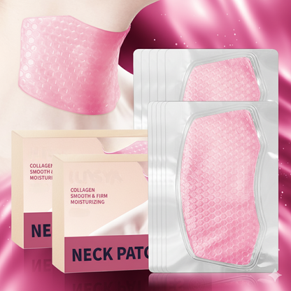 Camellia Neck Mask – Collagen and Niacinamide Infused Skin-Tightening Treatment for Anti-Aging, Hydration, and Firming Neckline Care