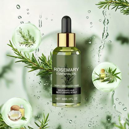 Rosemary Oil for Hair Growth – Nourishing Conditioning Oil for Dry Scalp, Strengthening Hair Follicles, and Promoting Natural Shine – 2oz Bottle