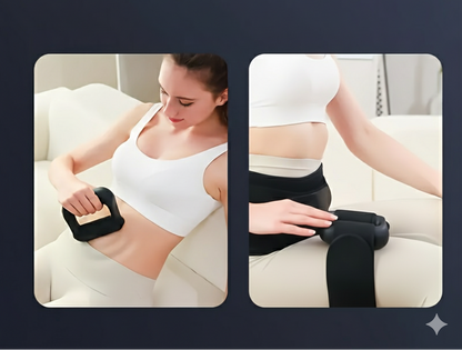 Upgraded Fascia Massage Ring – Deep Tissue Impact Massager with 5 Vibration Modes for Shoulders, Waist, Legs, Muscle Fatigue Relief
