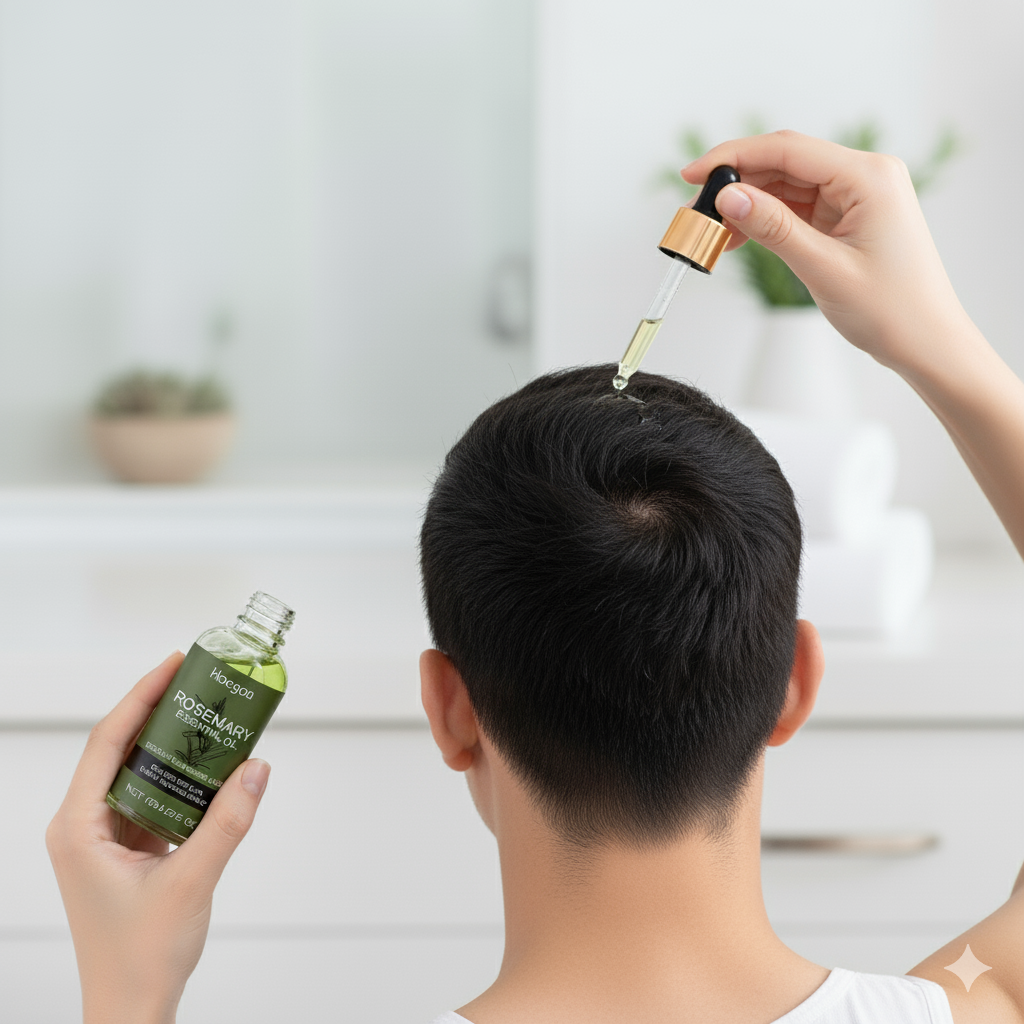 Rosemary Oil for Hair Growth – Nourishing Conditioning Oil for Dry Scalp, Strengthening Hair Follicles, and Promoting Natural Shine – 2oz Bottle