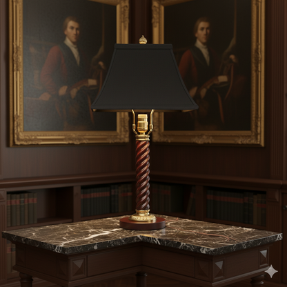 Hardback Black Fabric Lampshade Cover– Table Lamp Cover with White Lining, Modern Home Decor Accent