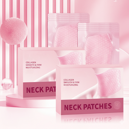 Camellia Neck Mask – Collagen and Niacinamide Infused Skin-Tightening Treatment for Anti-Aging, Hydration, and Firming Neckline Care