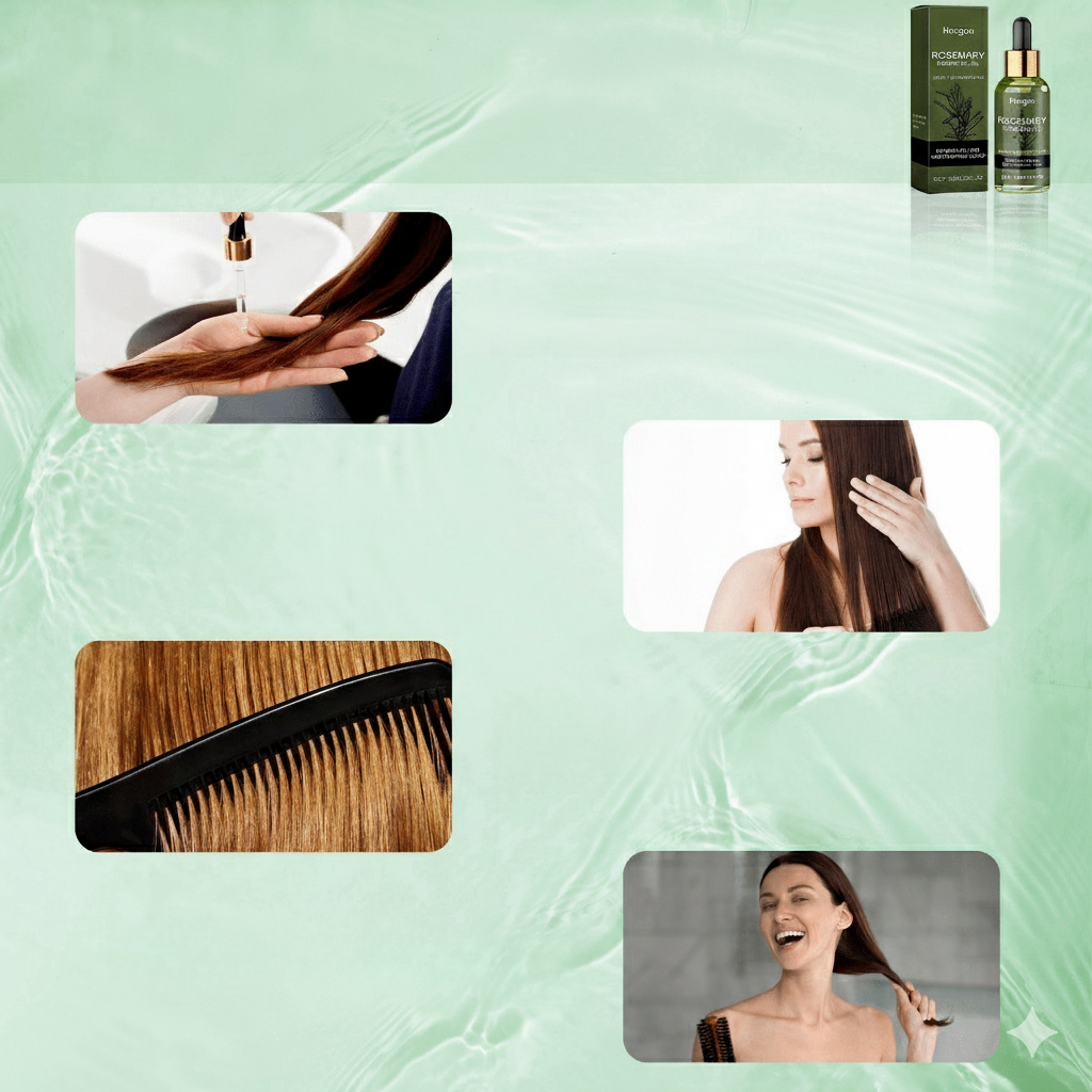 Rosemary Oil for Hair Growth – Nourishing Conditioning Oil for Dry Scalp, Strengthening Hair Follicles, and Promoting Natural Shine – 2oz Bottle