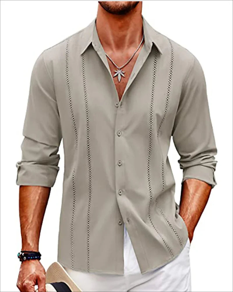Luxury Men's Printed Long Sleeve Shirt – Trendy Partywear with Button-Up Style, Vibrant Designs, and Sizes up to 6XL