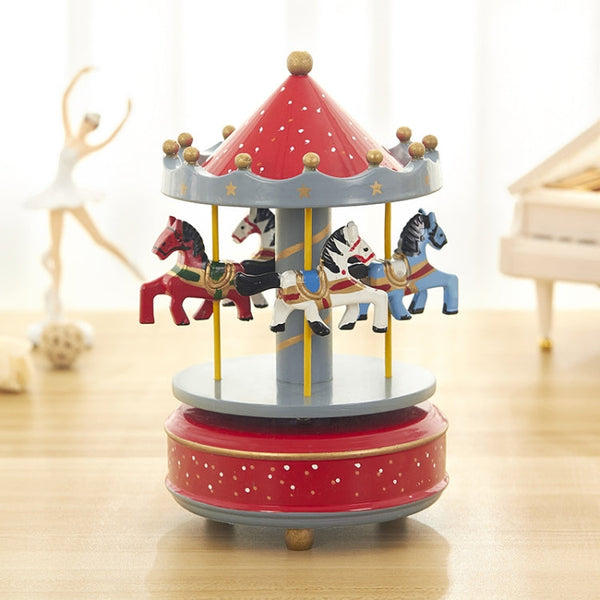 Sky City Carousel Music Box