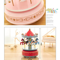 Sky City Carousel Music Box