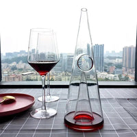 Double Pyramid Waterfall Decanter