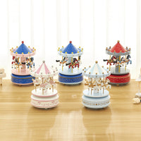 Sky City Carousel Music Box