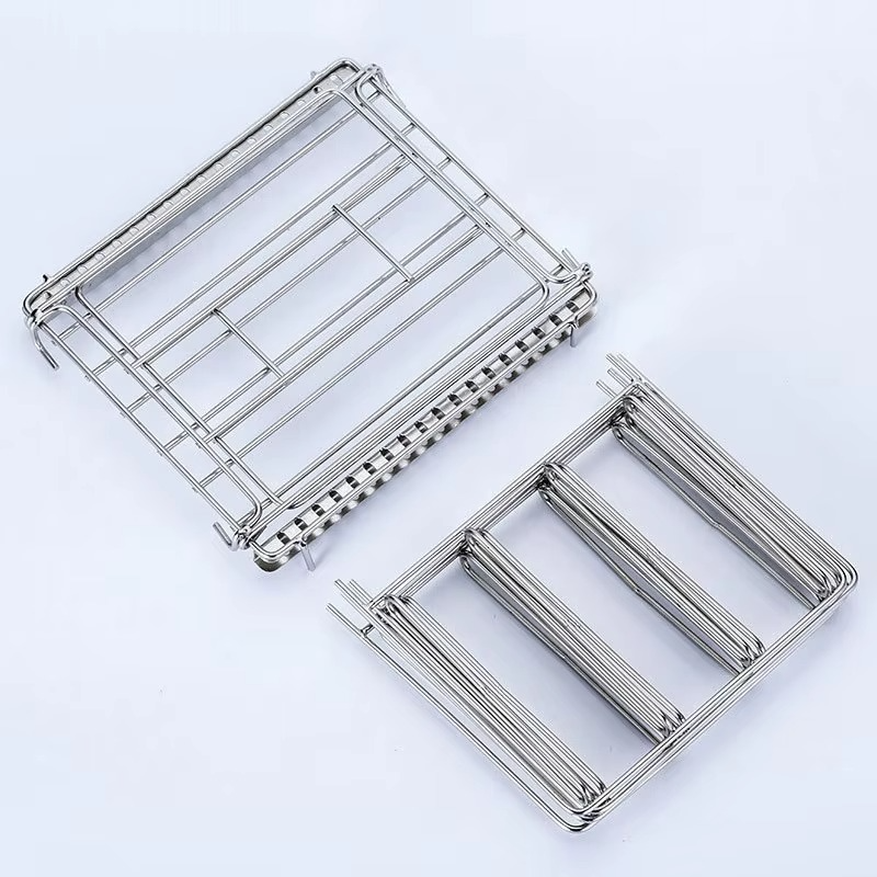 Adjustable Sous Vide Rack – 304 Stainless Steel Vacuum Pouch Separator for 11L & 25L Containers, Compatible with Immersion Circulators