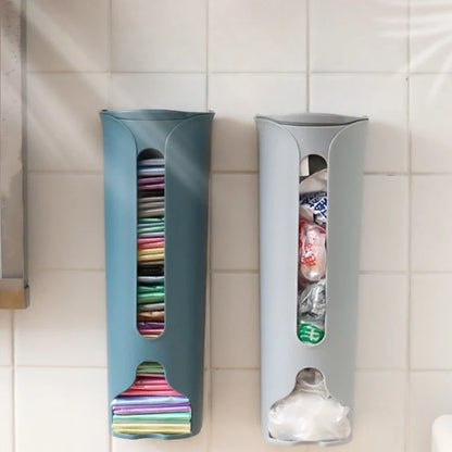 Wall-Mounted Kitchen Garbage Bag Organizer – Dual Use as Underwear & Sock Holder or Kitchen Bin for Reducing Household Clutter Fast
