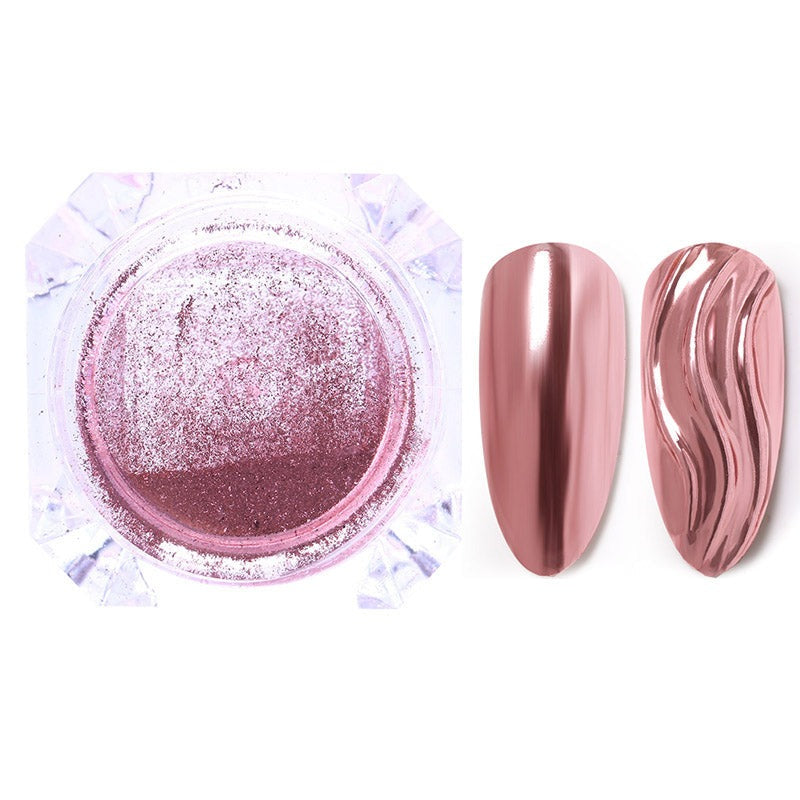 Mirror Nail Polish - Art Pigment Powder Nail Glitters Metallic Color