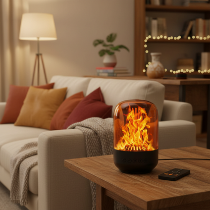 Outdoor Bluetooth Flame Speaker – IPX5 Waterproof LED Torch Speaker with Bluetooth 5.0 for Patios, Gardens, Parties and Atmospheric Gifts