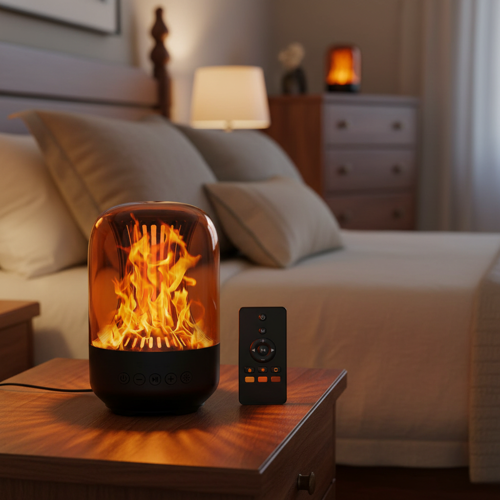 Outdoor Bluetooth Flame Speaker – IPX5 Waterproof LED Torch Speaker with Bluetooth 5.0 for Patios, Gardens, Parties and Atmospheric Gifts