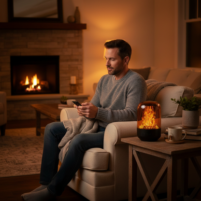 Outdoor Bluetooth Flame Speaker – IPX5 Waterproof LED Torch Speaker with Bluetooth 5.0 for Patios, Gardens, Parties and Atmospheric Gifts