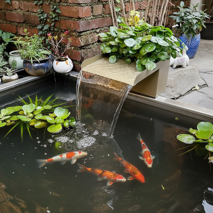 Artificial Rockery Water Fountain – Circulating Pool Feature with Pump, Waterfall Outlet and Filtration System for Gardens, Patios and Decorative Landscapes