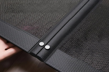 Magnetic Mosquito Door Curtain – Premium Fiberglass Mesh Flyscreen with Full Magnetic Strips and Strong Self-Adhesive Installation for Hands-Free Home Protection