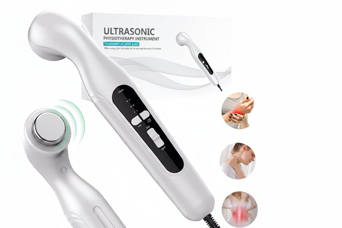 Ultrasound Physiotherapy Device – Portable Muscle Stimulator and Massager for Waist, Arms and Body, Designed for Soothing Physical Therapy Relief