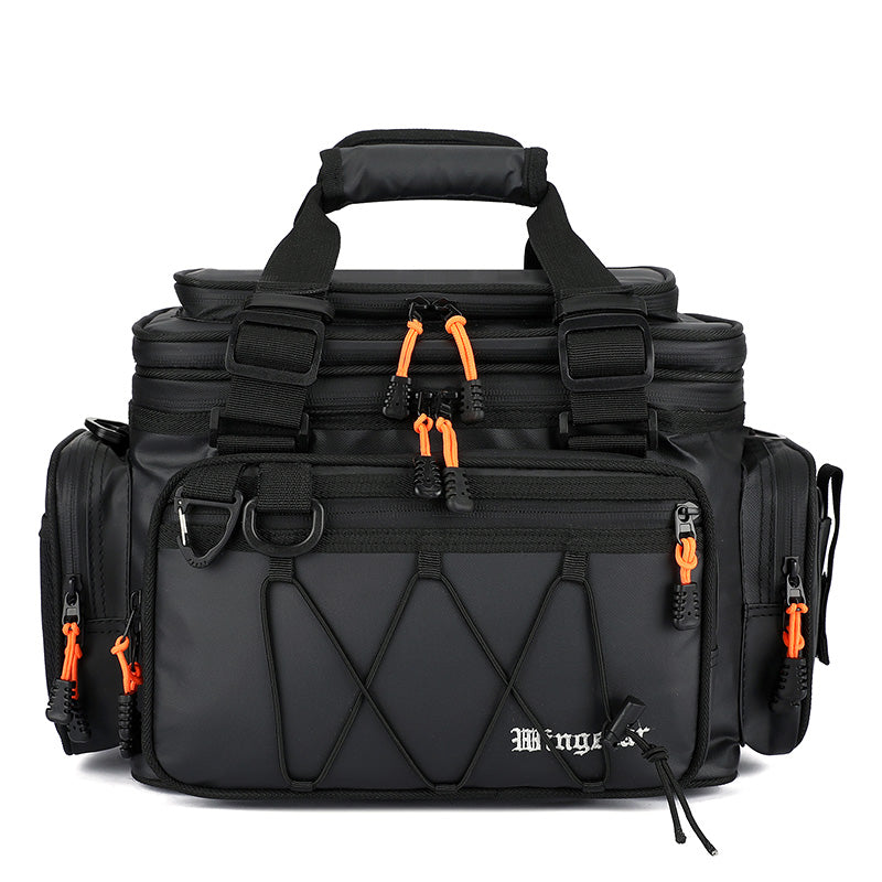 Multi-Layer Fishing Storage Bag – Portable Rod Carry Case with Tackle Organizer, Lining Protection & Large Capacity for Fishing Gear & Accessories