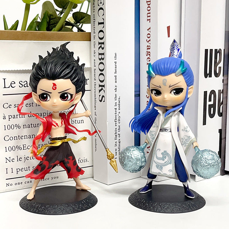 Blind Box Figure - Collectible Surprise Toy Featuring Nezha and Ao Bing Character Series