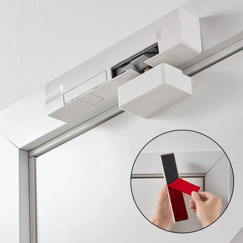 Hydraulic Door Closer Damper – Silent Automatic Closing Buffer for Wooden Doors with Anti-Pinch Protection and Easy External Household Installation