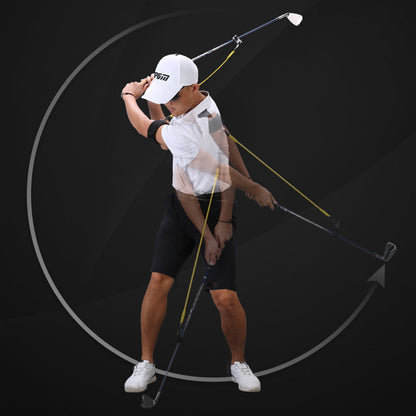 PGM Golf Swing Tension Belt – Strength and Posture Training Band for Club Correction, Swing Consistency and Improved Golf Practice Form