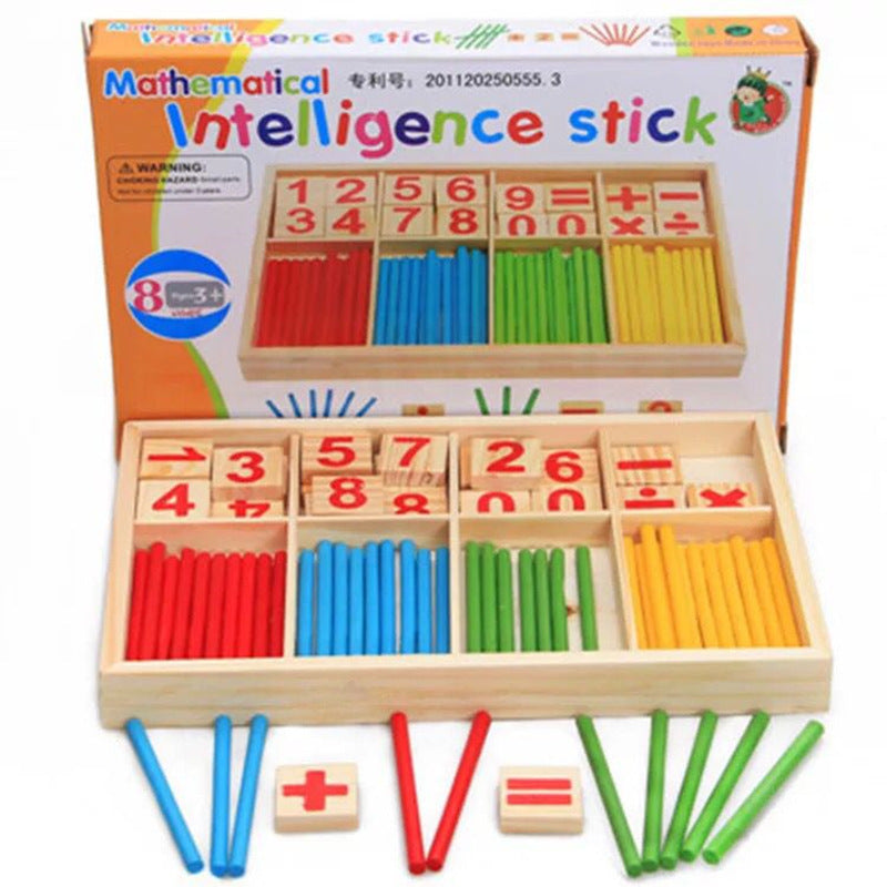 Kindergarten Counting Sticks – Educational Math Learning Toy for Children with Number Practice, Sorting, Early Arithmetic and Hands-On Classroom Activities