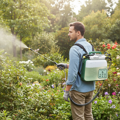 Foldable Electric Watering Can – Waterproof Adjustable Agricultural Sprayer Bottle for Flowers, Household Gardening, Plants and Yard Care
