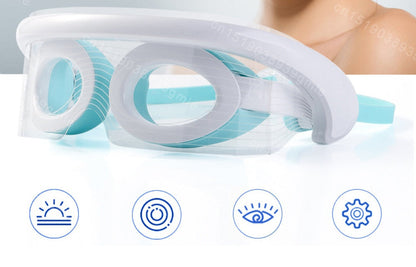 LED Photo Rejuvenation Eye & Face Mask Set – Multi-Functional Eye Wave Massager with Vibration Therapy for Skincare, Relaxation & Beauty Routines