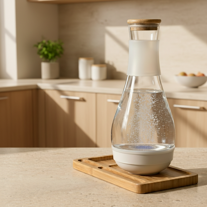 SPE PEM Hydrogen Water Generator – High-Concentration Glass Carafe Ionizer Pitcher for Fresh Hydrogen-Rich Drinking Water and Everyday Home Hydration