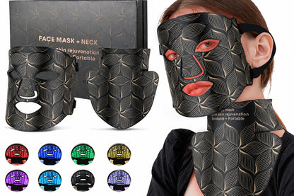 Silicone Beauty Mask – Reusable Flexible Facial Mask Cover for At-Home Skin-Care Routines, Sheet Mask Support and Comfortable Spa Care