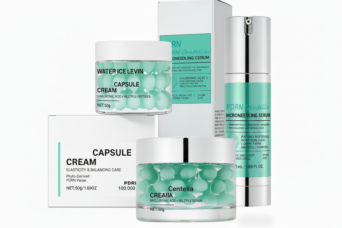 Hyaluronic Acid PDRN Capsule Cream – 50G K-Beauty Moisturizer with Panax-Derived PDRN for Hydration, Firmness and Balanced-Looking Skin