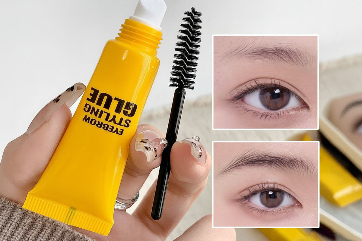 Waterproof Brow Gel – 3D Waterproof Transparent Eyebrow Shaping Gel for Natural Definition, Long-Lasting Hold and Effortless Brow Styling
