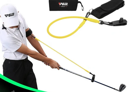 PGM Golf Swing Tension Belt – Strength and Posture Training Band for Club Correction, Swing Consistency and Improved Golf Practice Form