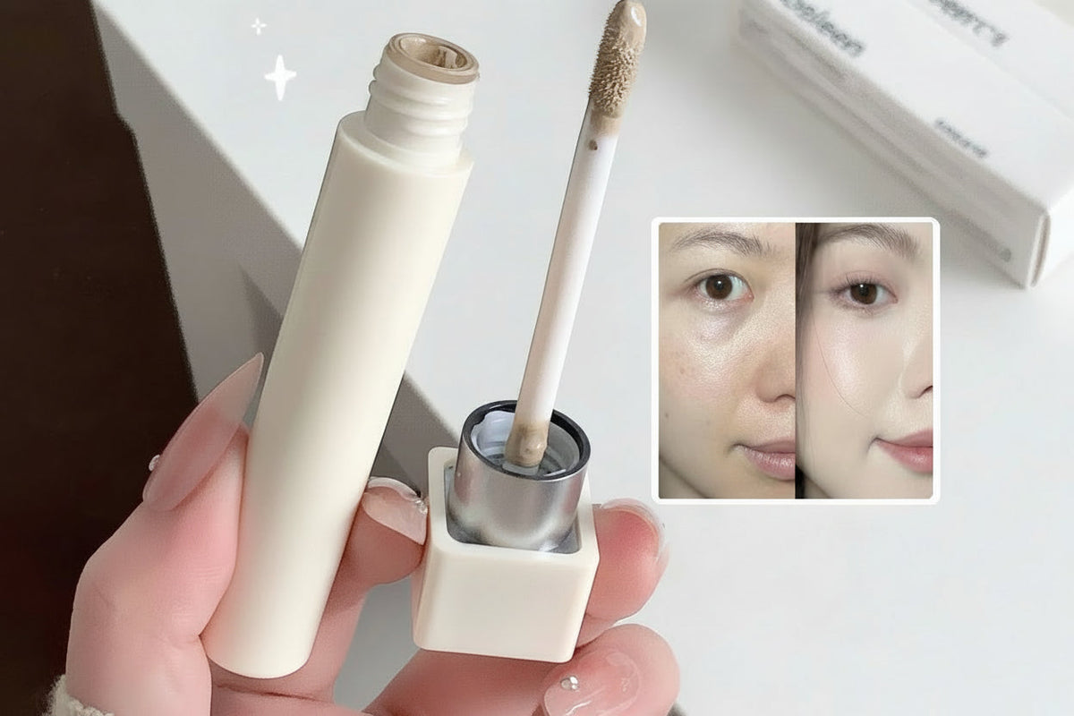 Natural-Look Concealer – Lightweight Moisturizing Coverage for Dark Circles, Acne Marks and Uneven Skin with Smooth, Non-Cakey Everyday Finish