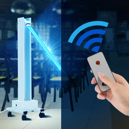 High-Power UV Disinfection Lamp – Mobile Germicidal Ozone Sterilization Light for Offices, Factories, Schools and Large Indoor Sanitizing Applications