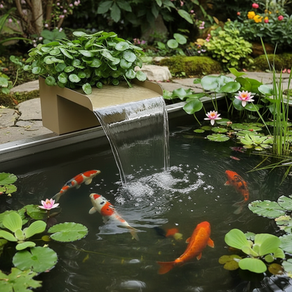 Artificial Rockery Water Fountain – Circulating Pool Feature with Pump, Waterfall Outlet and Filtration System for Gardens, Patios and Decorative Landscapes