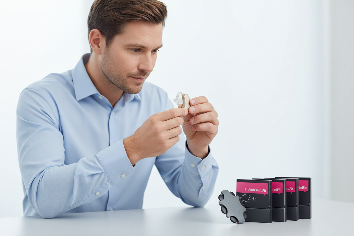 ProWax Minifit Filters – Hearing Aid Replacement Wax Guards for Reliable Sound Quality and Daily Protection