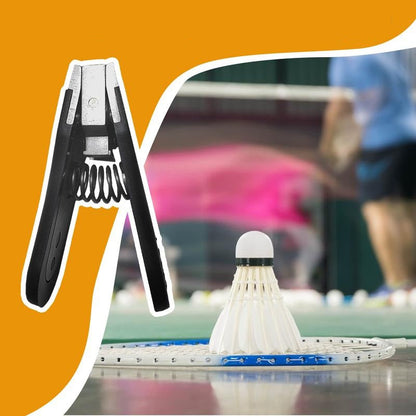 Professional Badminton & Tennis Stringing Clamp – Alloy Starting Clamp Tool for Secure Racquet Threading, Line Holding & Precision Stringing