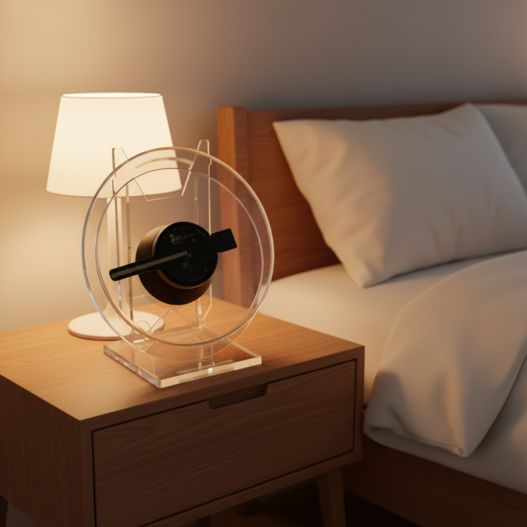 Mini 3D Holographic Advertising Fan – 20CM LED Hologram Display with App and Remote Control for Small Businesses and Home Decor