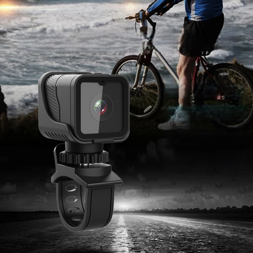 Waterproof Mini Sports Camera – 1080P Portable WiFi Hotspot Recorder for Motorcycles, Bicycles, Outdoor Adventures & Daily Travel