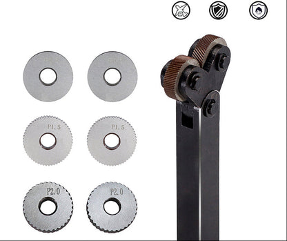 Diagonal Dual-Wheel Linear Knurling Tool – Hardened Steel Lathe Cutter and Knurl Holder for Precision Metal Turning, Machining and Workshop Projects