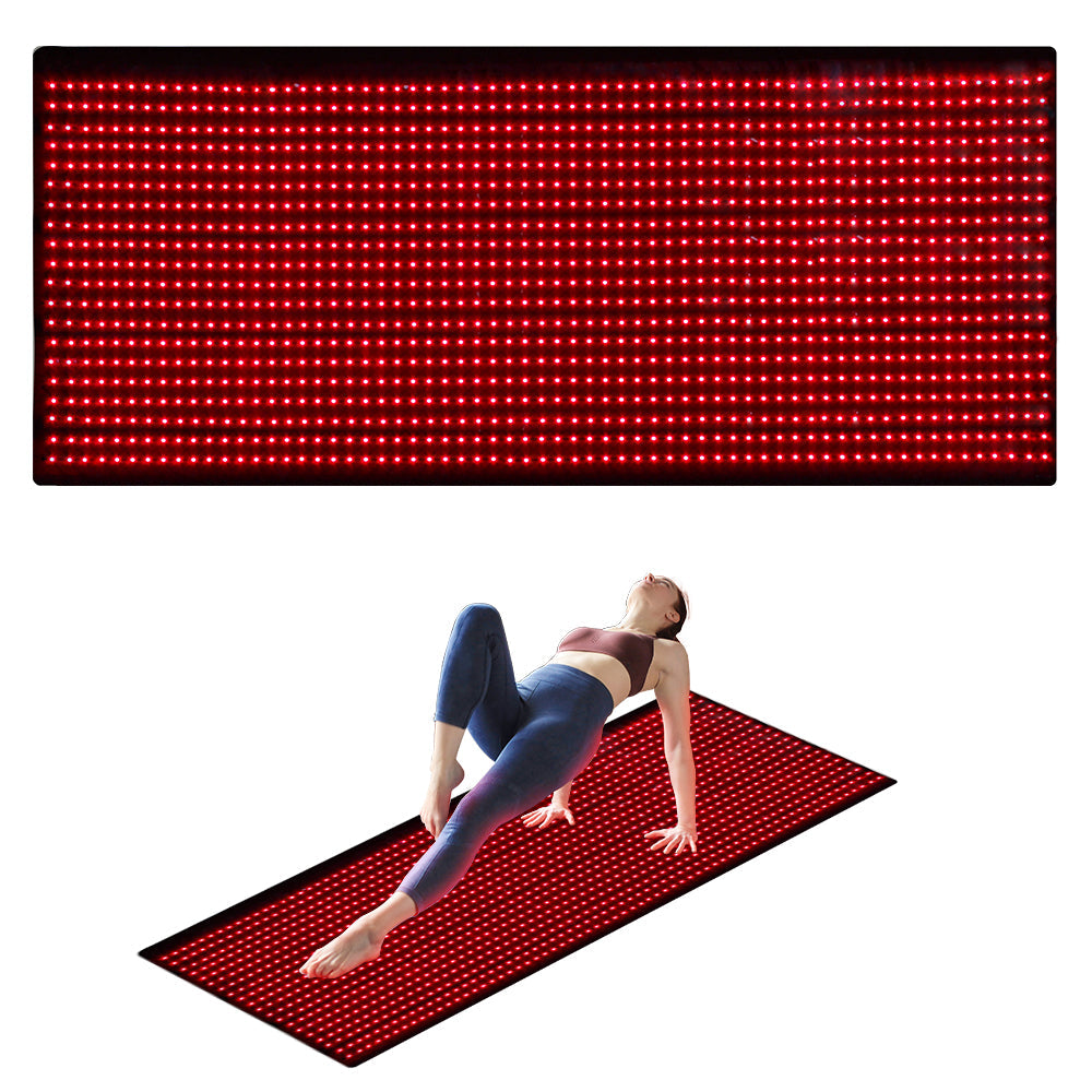 Full Body Red Light Therapy Mat – Large Infrared LED Blanket with 660nm and 850nm Lights for Wellness, Muscle Recovery and Relaxation