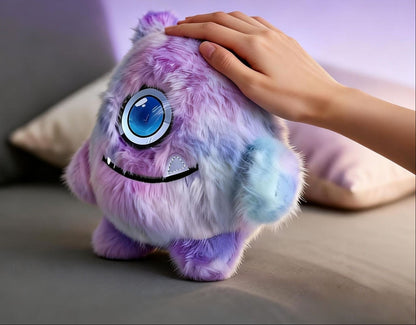 AI Smart Voice Companion Robot – Interactive Talking Pet Toy with LED Eyes for Emotional Engagement, Entertainment and Home Office Companionship