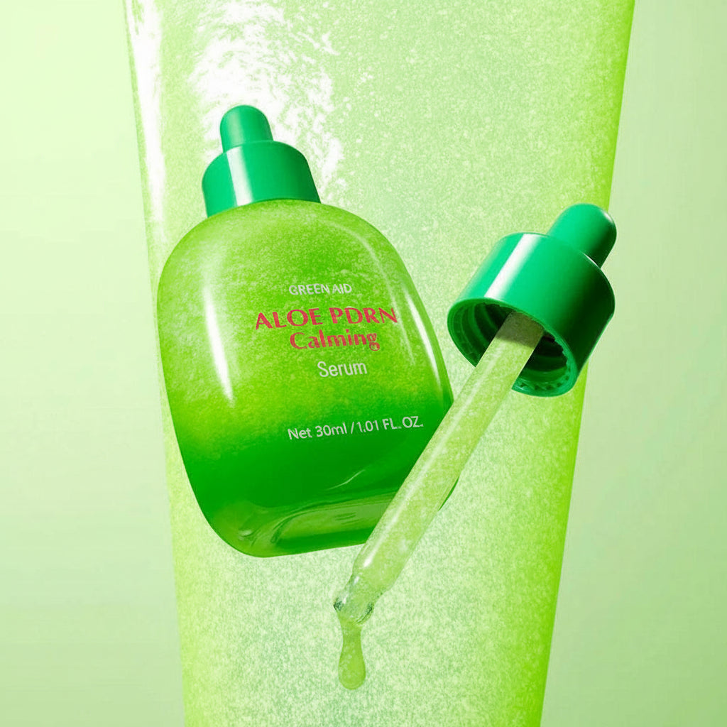 Aloe PDRN Calming Repair Ampoule – Soothing Korean Face Serum for Post Sun Care, Hydration, Skin Recovery and Daily Skincare
