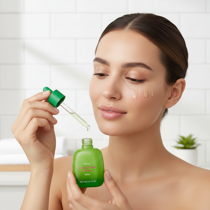 Aloe PDRN Calming Repair Ampoule – Soothing Korean Face Serum for Post Sun Care, Hydration, Skin Recovery and Daily Skincare