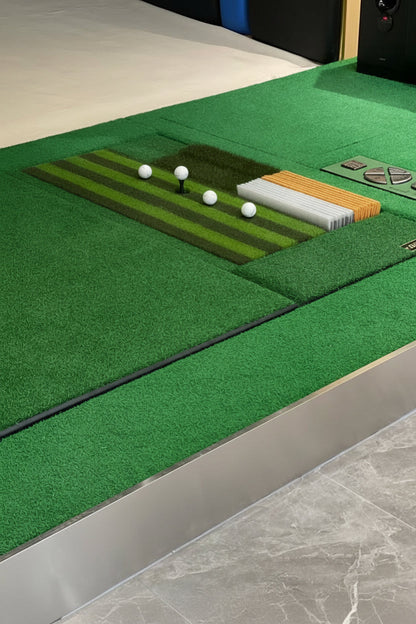 Golf Simulator Turf Mat – 1040x350MM Striated Swing Practice Surface for Indoor Training, Simulator Setups and Consistent Club Contact Feedback