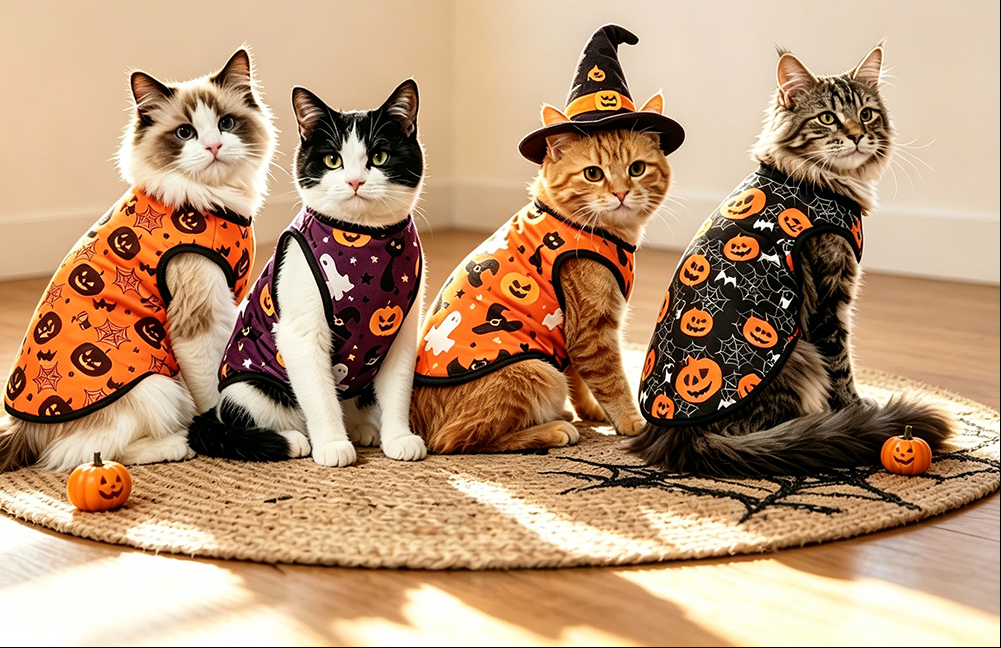 Funny Pet Cosplay Costume – Cute Party Clothing for Cats and Small Dogs, Perfect for Maine Coons, Ragdolls, Photos and Celebrations